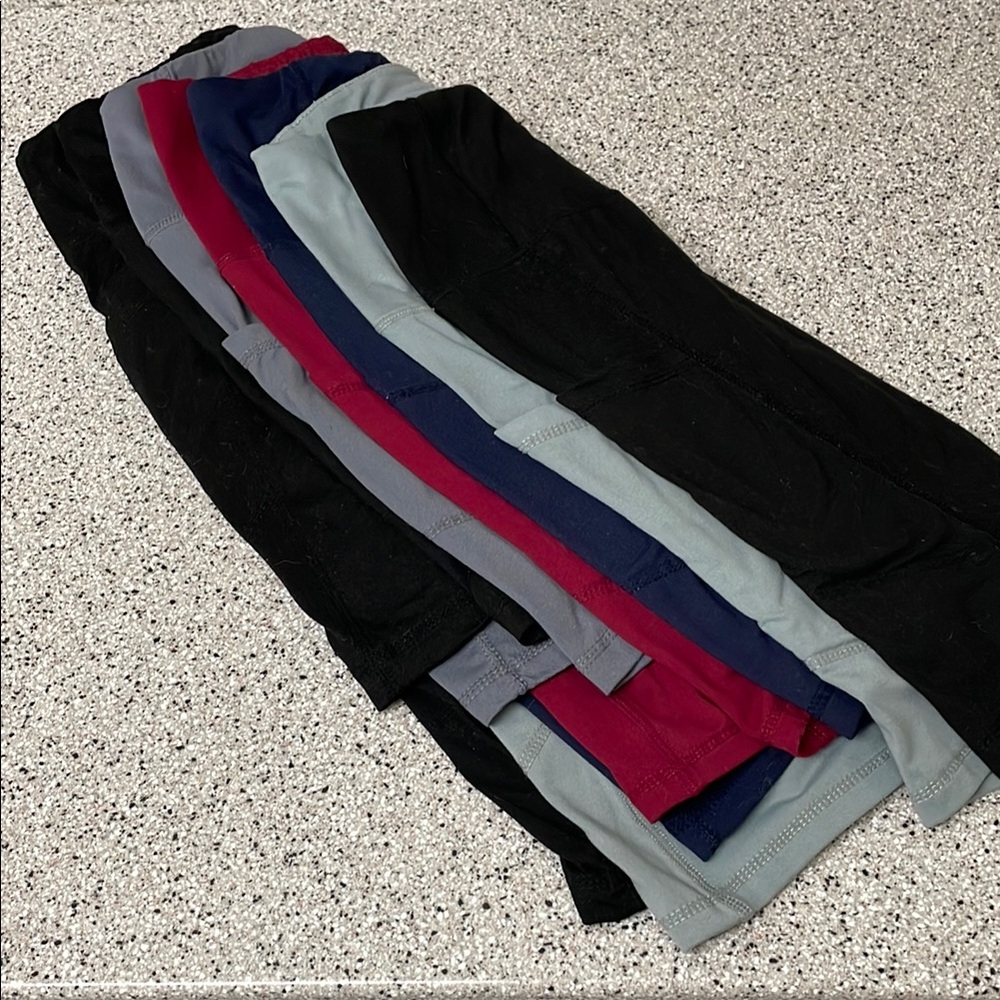 shorts, set of 6
(2) black, navy, deep red, light grey, dark grey